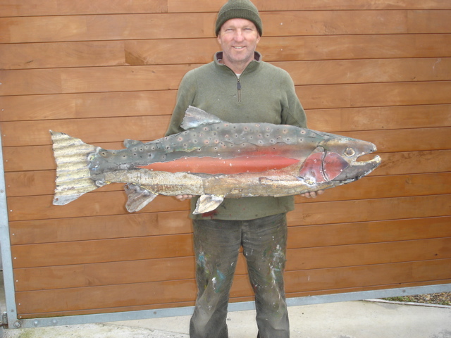 Private commission - Jeff with Fish